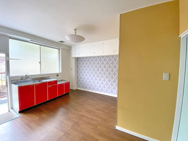 キッチンは吊戸棚付き キッチンは吊戸棚付き