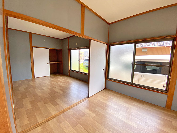 二間続きの居室 二間続きの居室
