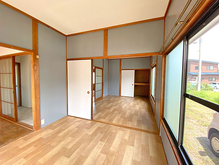 襖を外してワンルームとしても可 襖を外してワンルームとしても可